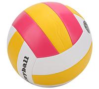 Yechiry Volley-Ball en PU, Volley-Ball Doux et Confortable, Balle à Coudre Anti-Explosion avec Conception de Doublure, Idéal pour la Compétition d'entraînement (Pink)