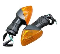 Yecnecty 1 paire de clignotants avant et arrière de moto à lentille jaune pour Kawasaki KLE 500 650 Versys Z1000 Z750S Ninja 650R ZX-6R 600 636