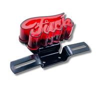 Yecnecty 1 pc alphabet anglais universel moto arrière plaque d'immatriculation lumière rétro led frein stop moto scooter feu arrière indicateur