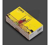 Yedaoiu 78 Versions Horizontales de Grande Taille à Tranche dorée des Cartes de Tarot panoramiques Classiques Waite, adaptées aux débutants et aux Professionnels Lors de réunions (12 cm x 7 cm)