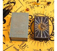 Yedaoiu Rider-Waite Gold Film Tarot Deck - 12 x 7 cm - Cartes en plastique PET de qualité supérieure avec guide en anglais