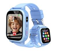YEDASAH 4G Montre Connectée Enfants, Appels Vidéo, Localisation GPS, IP68 Étanche Montre Telephone Enfant avec SOS, Musique, Mode École, Podomètre, Jeux, Réveil, Prendre des Photos, 4 à 12 Ans Cadeau