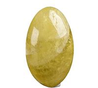 YEDECOR Pierre d'inquiétude en Cristal de Citrine Naturelle Guérison Reiki Crystal Chakra Pierre précieuse polie pour Wicca, énergie, Fabrication de Bijoux, décoration de la Maison