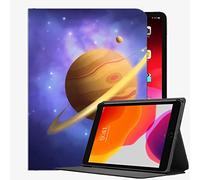 YEDNSOTEEN Coque pour iPad Pro 2021 12.9 Pouces,Saturn Planet Mountains Housse Protection Aussi pour iPad Pro 12.9" 2020&2018