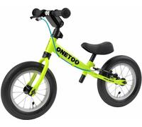 Yedoo OneToo - Roue pour enfants à partir de 1,5 ans, avec pneus gonflables 12/12, frein et guidon réglable, Lime