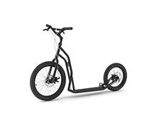 Yedoo S2016 Disc - Trottinette supportant Jusqu‘à 150 kg, avec pneus 20“/16“ - pour Adultes, Freins à Disque, Trottinette Robuste, pour Les Aventures en Ville et dans la Nature, Dogscooter