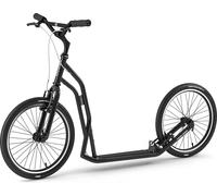 Yedoo S2020 Trottinette - pour adultes et adolescents, jusqu'à 150 kg, avec pneus gonflables 20/20 et guidon réglable Noir