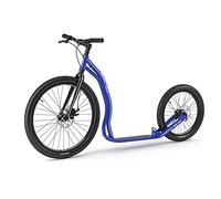 Yedoo Trexx Disc Trottinette Tout-Terrain, jusqu'à 150 kg, avec pneus pneumatiques 26/20, pour Adultes, en Alliage d'aluminium, avec Freins à Disque et Guidon réglable (Bleu)
