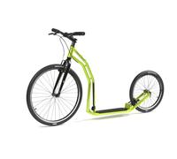 YEDOO Tulu Trottinette pour adulte avec pneus pneumatiques 26/20 et guidon réglable Vert