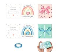 YEDOUALE 2 Pierres de Courage pour la rentrée Scolaire 2026 - Porte-Bonheur en Forme de cœur avec Carte d’Encouragement et Coffret Cadeau pour garçon et Fille
