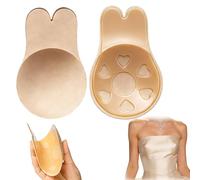 YEDOUALE Ruban adhésif Invisible Seins Soutien-Gorge adhésif Push-up 1 Paire Taille Universelle Couleur Chair rehausseur Poitrine sans Bretelles pour Robes Dos Nu soirées Mariages