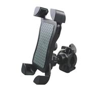 YEDWEW Montage de Téléphone à Moto Support De Téléphone pour Moto, Support De Téléphone Portable pour Guidon De Moto, Pince Télescopique pour Téléphone(Gray)