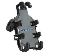 YEDWEW Porte Téléphone Moto Support De Téléphone Portable pour Guidon CNC De Moto pour Suzuki pour GSR400 GSR600 GSR750(Handlebar-A)