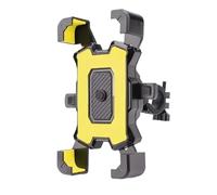 YEDWEW Support Téléphone pour Moto Support De Téléphone Télescopique pour Moto(Yellow)
