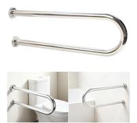 YedZen Barre D'appui WC, SUS304 Acier Inoxydable Barre D’Appui Douche, 60cm Antidérapante Sécurité Poignée de Support pour Handicapé, Âgées, Enceint, Barres D'appui Salle de Bain