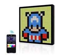 YedZen Cadre photo numérique LED Panneau d'affichage RVB 32 x 32, connexion Bluetooth portable et contrôle par application