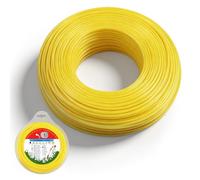 YedZen Fil de coupe rond de 2 mm avec boîte de rangement, fil de débroussailleuse pour la plupart des coupe-bordures, fil en nylon professionnel durable pour herbe haute, mauvaises herbes, pelouse et