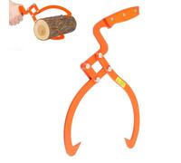 YedZen Pince forestière pour troncs d'arbres jusqu'à 33,5 cm - Pince à bois avec poignée antidérapante - Pince à emballer à main - Pince à bois pour levage - Pince forestière - Outils de levage