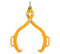 YedZen Pince Forestière pour Troncs, Grappin Forestier Capacité 1000kg pour Troncs 670mm, Pince de Levage avec 2 Mandrins de Serrage, Griffe à Bois pour Grumes, Bûches