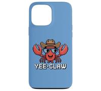 Yee Claw! Amusant Cowboy Lobster Pixel Art Rétro Gaming Fans Coque pour iPhone 13 Pro Max