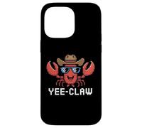 Yee Claw! Amusant Cowboy Lobster Pixel Art Rétro Gaming Fans Coque pour iPhone 14 Pro Max