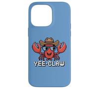 Yee Claw! Amusant Cowboy Lobster Pixel Art Rétro Gaming Fans Coque pour iPhone 14 Pro Max