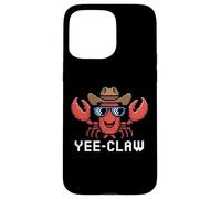 Yee Claw! Amusant Cowboy Lobster Pixel Art Rétro Gaming Fans Coque pour iPhone 15 Pro Max