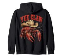 Yee Claw Crawfish Cowboy Hat Cajun Crawfish Funny Sweat à Capuche