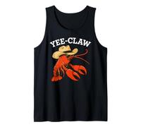 Yee Claw! Funny Cowboy Homard écrevisses Cajun Fruits de mer Débardeur
