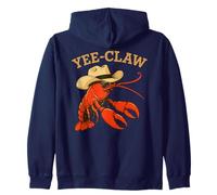 Yee Claw! Funny Cowboy Homard écrevisses Cajun Fruits de mer Sweat à Capuche