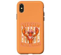 Yee Claw Mother Truckers Lobster Lobster Western Cowboy Lover Coque pour iPhone X/XS