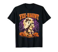 Yee Haunt Ghost Figure Cowboy Cheval Halloween Western T-Shirt