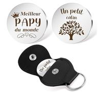 Yeeaulpa Cadeau Papy Noel,Cadeau Papy Un Petit Câlin,Cadeaux Fete Des Papy,Bonne Fetes Papi,Cadeaux Pour Grand Pere,Cadeaus Grands Pere,Cadeaux Fin D'année Maitre