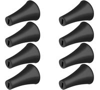 Yeebline Embouts en silicone compatibles avec RAM X-Grip Mount Support de téléphone (lot de 8 pièces de rechange pour vélo, moto, tablette, support de réparation - Noir