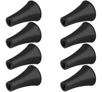 Yeebline Embouts en silicone compatibles avec RAM X-Grip Mount Support de téléphone (lot de 8 pièces de rechange pour vélo, moto, tablette, support de réparation - Noir