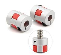 Yeebyee Sourcingmap Lot de 2 coupleurs d'arbre flexible en aluminium pour imprimante 3D/machine CNC/encodeur DIY 8 mm à 8 mm