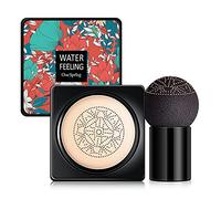 Yeeda BB crème à coussin d'air, crème de barrière naturelle, crème de beauté anti-cernes, légère et respirante, coupe naturelle, blanc, couleur naturelle en option, convient à tous les tons de peau.