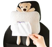 Yeeda Distributeur de serviettes de voiture drôle - Boîte à mouchoirs en peluche douce pour animaux de compagnie - Boîte à mouchoirs - Couverture de dessin animé - Boîte à papier de voiture suspendue