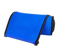 Yeeda Housse de protection pour rampe de piscine - Housse de poignée pour rails de piscine avec fermeture éclair - Couvre-poignées bleus pour rampe de piscine - Outil antidérapant