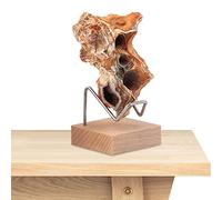 Yeeda Porte-Cristal - Support en Cristal Stable et Robuste pour présentoir en Pierre - Chevalet d'affichage Stable pour géodes Rock Mineral Agate Coral Small Collectibles Argent