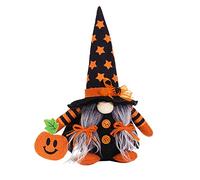 Yeeda poupée en Peluche Gnomes,Décorations d'automne Gnomes sorcière d'halloween - Ornements poupée sorcière d'halloween, Gnomes pour la décoration la aison