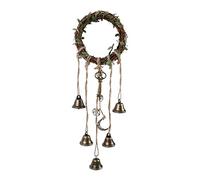 Yeeda Protection Contre Les sorcières,sorcière Fait à la Main pour Porche - Protection Witchcraft Home Decor pour Patio Garden Home Decor Wind Chimes Witchy Things Effacer l'énergie négative