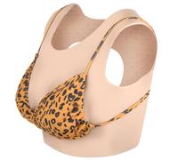 YEEFAIRY Silicone Faux Sein Réaliste Débardeur Prothèse Mammaire Femme Homme Fausse Poitrine Buste pour Travesti Transsexuels Cosplay Mastectomie (AA Cup Rembourrage en Gel, Peau Claire)