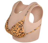 YEEFAIRY Silicone Faux Sein Réaliste Débardeur Prothèse Mammaire Femme Homme Fausse Poitrine Buste pour Travesti Transsexuels Cosplay Mastectomie (AA Cup Rembourrage en Gel, Beige)