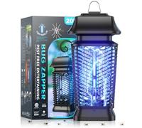 YEEFON Lamp Anti Moustique 20W 3000V, Tueur Mouche Electrique avec Éclairage LED Lampe UV, Tue Mouche Electrique ES