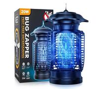 YEEFON Lampe Anti Moustique, 20W Appareil Anti Mouche, UV Lampe Tue Mouche Électrique, IPX4 Tueur d'Insectes Pas Bruit, Anti Insectes Répulsif Efficace Portée 80 m², pour Intérieur et Extérieur