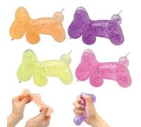 Yeefunjoy 2pcs Jouets Squishy Mignons, Mochi Soft Dog Jouets Anti-Stress, Presser pour Enfants et Adultes, Détente et Cadeaux Kawaii Pull Squeeze Stress Relief Extensible Anxiety Fidget Toy Set