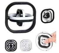 Yeefunjoy Fidget Toy, Jouet de Doigt Fidget à Main 3D Noir et Blanc, Hand Tri Finger Gyro Toy, Infinite Fidget Toys Jouets Cadeau pour Adultes et Enfants Soulagement Stress Anxiété