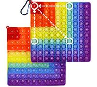 Yeefunjoy Pop It Fidget Toys, Pop Music 10x10 Push Pop Bubble Sensory Toy, Jouets éducatifs de Multiplication et d'addition, Jouet Pop pour soulager Le Stress des Enfants et des Adultes