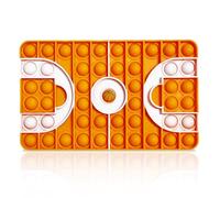 Yeefunjoy Pop It Fidget Toys, Push Bubble Sensory Pop Fidget Toy, Jouets Sensoriels à Presser en Silicone, Popit Jeux pour soulager l'anxiété et Le Stress,Terrain de basketball Cadeau Enfant et Adulte